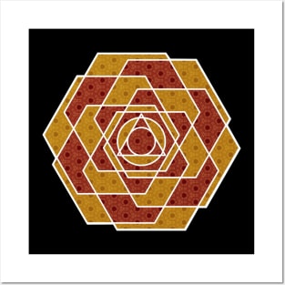 Sacred Geometry with Pattern Posters and Art